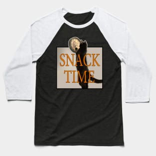 What Time is the Right Snack Time for a Cat? Baseball T-Shirt